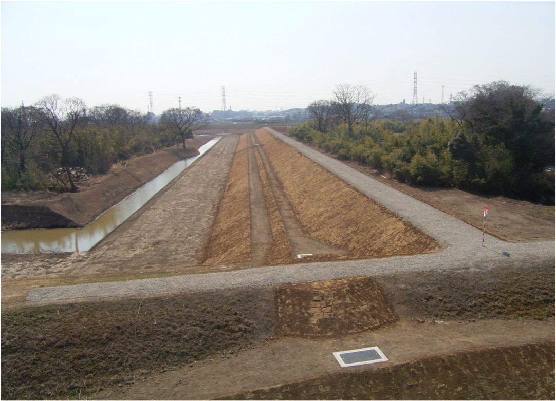 H19朝霞調節池築堤工事 五島工業株式会社 埼玉県朝霞市